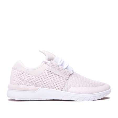 Supra Flow Run Mens Low Tops Shoes Pink UK 90WOB